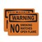 Signmission No Smoking Matches or Open Flame OSHA Warning Sign, Plastic, 10in W x 7in L, 2PK OS-2PACK-WS-P-710-L-19696 - alternate 1